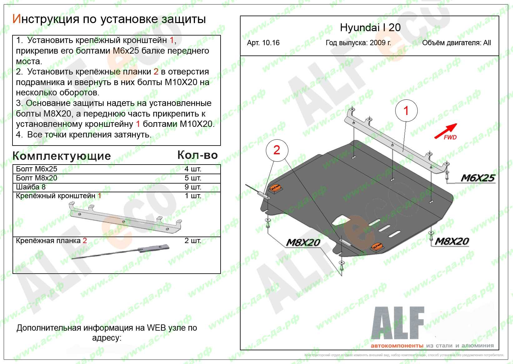 защита двигателя хендай ай20